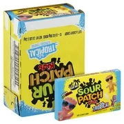 (Price/Case)Sour Patch Kids Tropical Fat Free Soft Candy 3.5 Ounce Boxes - 12 Per Case
