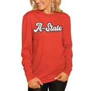 Arkansas State Red Wolves Women's Game Plan Long Sleeve T-Shirt - Cardinal