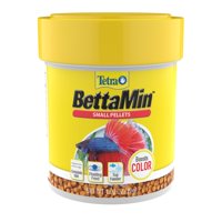 Tetra Betta Small Pellets 1.02 Ounce, Complete Nutrition Plus Color Boost