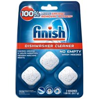 Finish In-wash Dishwasher Cleaner: Clean Hidden Grease and Grime, 3ct