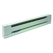 TPI H2903024S Series 2900S Electric Baseboard - Stainless Steel Element Convection Heater, 24" L x 6" H x 2-1/2" D, 240/208 V, Ivory