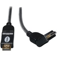 Tripp Lite P568-003-SW High-speed Hdmi Cable, Digital Video With Audio (right Angle, 3ft)