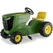 TOMY John Deere Pedal Tractor, Ride on Tractor Toy, STABLE DESIGN: Fully operational ride on tractor performs multiple tasks By Brand TOMY