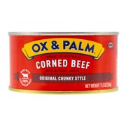 Ox & Palm Corned Beef, Original Chunky Style, 11.5 Oz (Pack of 6)