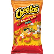 (4 Pack) Cheetos Puffs Cheese Flavored Snacks, Flamin' Hot 8 Oz