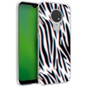 TalkingCase TPU Phone Cover Case for Cricket Ovation, AT&T Radiant Max,3D Zebra Pattern Print,Light Weight,Flexible,Soft Touch Cover,Anti-Scratch