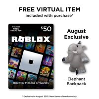 Roblox $50 Digital Gift Card [Includes Exclusive Virtual Item] [Digital Download]