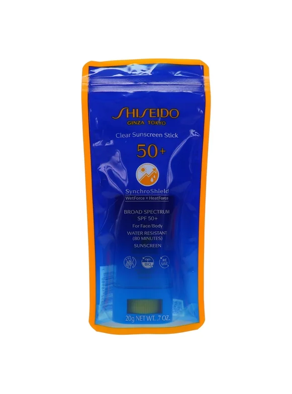 Shiseido Clear Sunscreen Stick SPF 50+ 0.7 oz