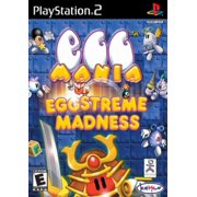 Egg Mania "Eggstreme Madness" - PlayStation 2 (Deluxe), Build a high tower from falling puzzle pieces, but if you leave too many gaps in your tower wall, rising.., By Brand Kemco