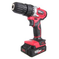 Hyper Tough 20V Max Lithium-ion Cordless Drill, 3/8 inch Chuck, Variable Speed, with 1.5Ah Lithium-ion Battery and Charger, Bit Holder & LED Light