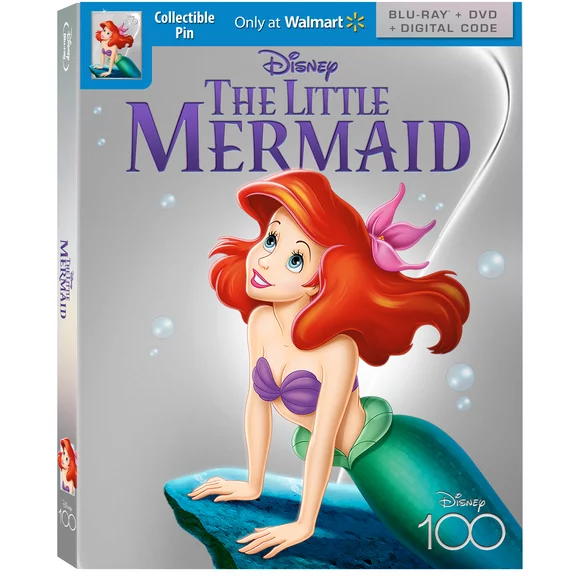 The Little Mermaid - Disney100 Edition Just Deals Store Exclusive (Blu-Ray   DVD   Digital Code)