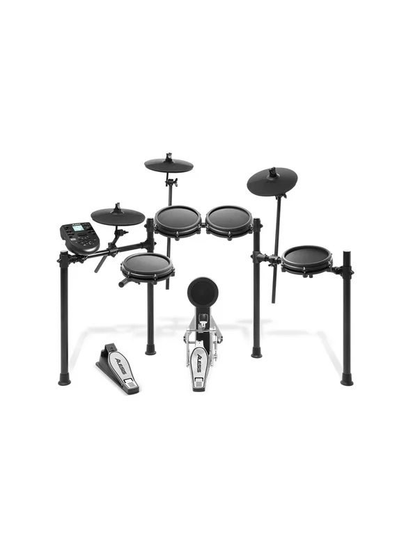 Alesis Nitro Mesh Kit Eight-Piece Electronic Drum Kit with Mesh Heads