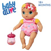 Baby Alive Sweet n Snuggly Baby, Soft-Bodied Washable, Includes Bottle