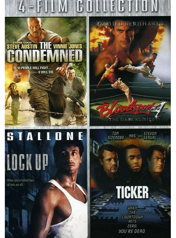 The Condemned / Bloodsport / Lock Up / Ticker (DVD)