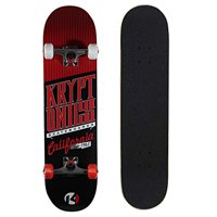 Kryptonics Star Series 31 Inch Complete Skateboard - Cali-Red