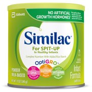 Similac for Spit-Up Non-GMO Baby Formula, 6 Count Powder, 12-oz Can