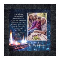 to my parents, personalized picture frame, thank you gift for mom and dad 10x10 6319