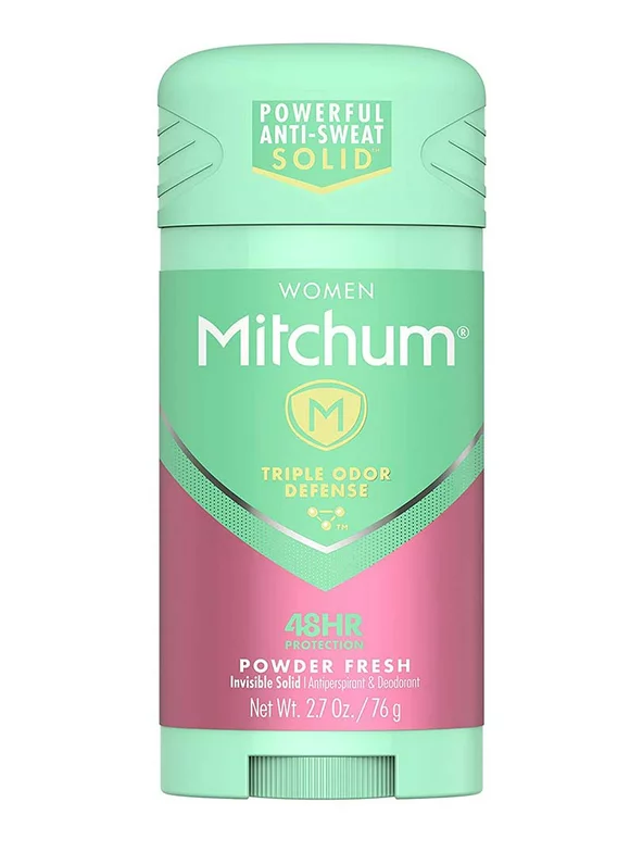 Mitchum Women Advanced Anti-Perspirant & Deodorant Invisible Solid Powder Fresh - 2.7 oz