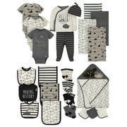 Gerber Baby Boy Organic Newborn Clothes Essentials Shower Gift Set, 24-Piece