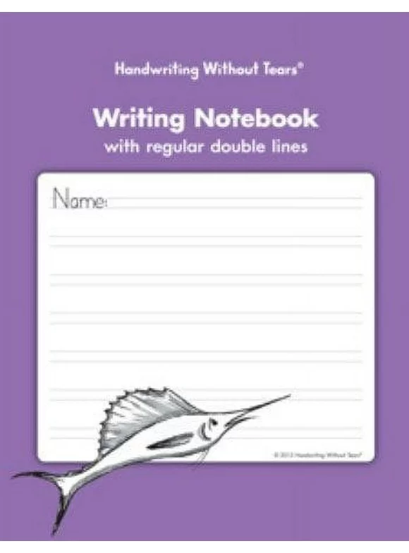 Handwriting Without Tears Writing Notebook with regular double lines 9781891627880 1891627880 - Used/Very Good