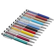 12 Pcs Crystal Touch Screen Stylus Multifunctional Pen