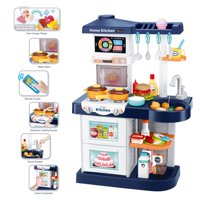 Kids Kitchen Playsets For Boys With Smart Touc h Screen And Remote Control