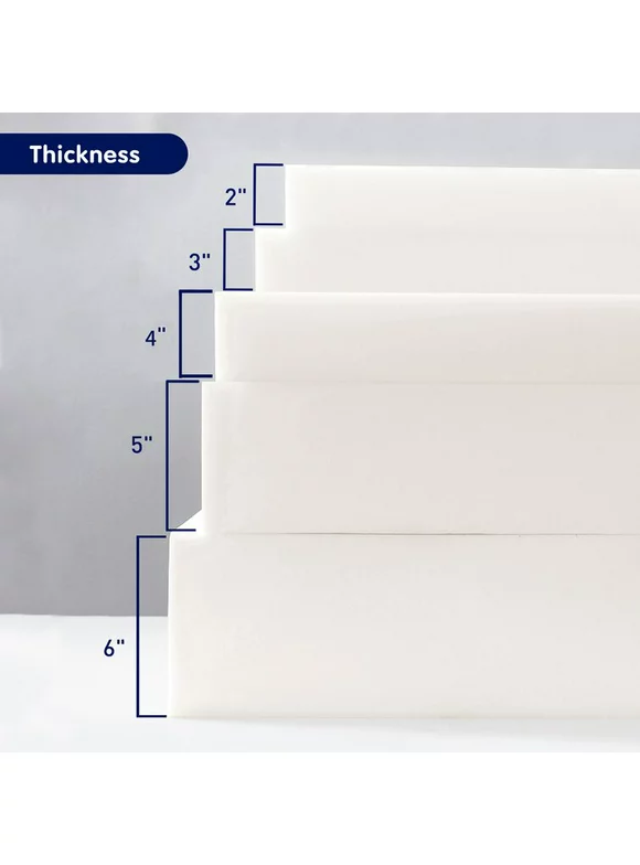 Subrtex Soft Support High Density Craft Cushion Foa RV Foamm, 24"x 24"x 3"