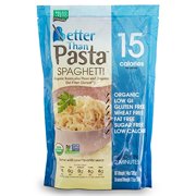 Better Than Pasta. Certified Organic. Zero Carb, Keto Friendly, Vegan, Gluten-Free, Non-GMO, Konjac Shirataki Spaghetti Noodles 14 Ounces (6 Pack)