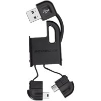 Scosche USBMM2 FlipSYNC II Keychain Cable for Micro/Mini USB Devices