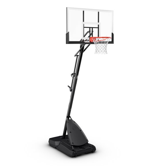 Spalding 54 inch Shatter-proof Polycarbonate Exacta Height Portable Basketball Hoop System