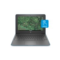 HP 11" Touch Chromebook, Celeron N3350,  4GB RAM, 32GB emmc, Grey/Blue, Chrome, 11a-nd0100wm