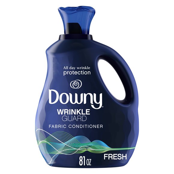 Downy Wrinkle Guard Liquid Fabric Softener, Fresh, 81 fl oz