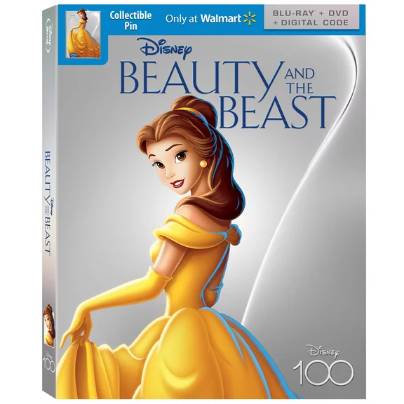 Beauty and The Beast - Disney100 Edition Just Deals Store Exclusive (Blu-ray   DVD   Digital Code)