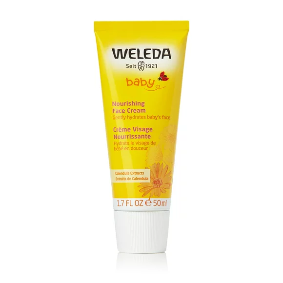 Weleda Baby Nourishing Face Cream with Calendula Extracts, 1.7 oz.