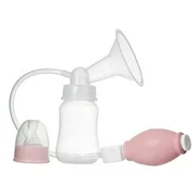 Manual Breast Pump Strong Suction Bottle Nursing Breast Feeding Accessory