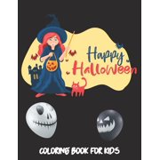 Happy Halloween Coloring book for Kids : A great gift for kids with Bone, Skull, Horror, Dracula and lots of other Spooky characters. (Paperback)