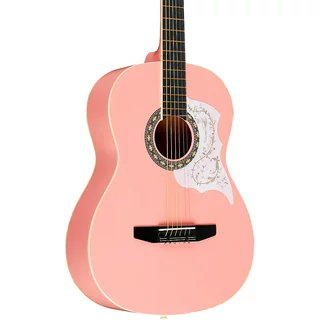 Rogue Starter Acoustic Guitar, Pink