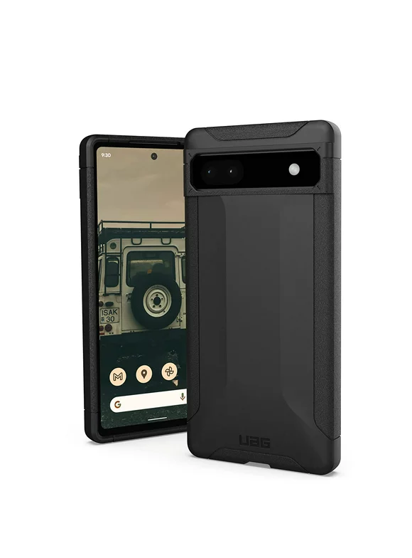 UAG Made for Google Pixel 6a Case Black Scout Rugged Sleek Shockproof Lightweight Military Drop Tested Protective Cover, [6.1 inch Screen]