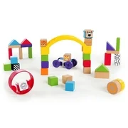 Baby Einstein Curious Creator Kit Wooden Blocks Discovery 40 Piece Toy Set, Ages 12 months +