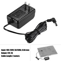 YONGNUO 2A Standard Power Adapter with Plug Wide Voltage for YONGNUO YN300III YN216 YN1410 YN300Air YN160III YN168 YN360 LED Video Light