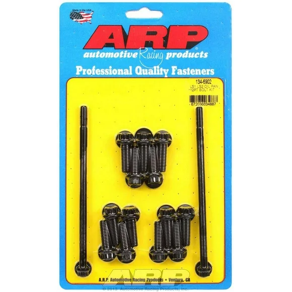 ARP 134-6902 12-Point Oil Pan Bolt Kit for Small Block Chevrolet LS1 & LS2