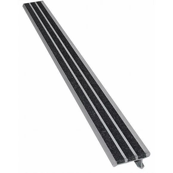 Wooster Products Stair Nosing,Black,36in W,Extruded Alum  121BFBLA3