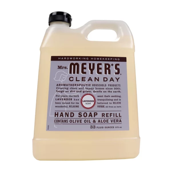 Mrs. Meyer's Clean Day Hand Soap Refill, Lavender, 33 fl oz