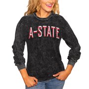 Arkansas State Red Wolves Women's Good Going Long Sleeve T-Shirt - Charcoal