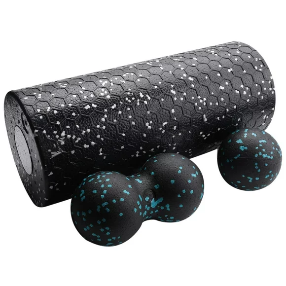 WELPET Trigger Point Foam Roller Set High Density Massage Roller Ball for Neck Back Muscles Deep Tissue Massage