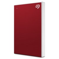 Seagate 1TB Backup Plus Slim Portable External Hard Drive (Red)