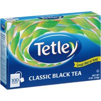 (3 Boxes) Tetley Black Tea, Classic Blend, 100 Count Tea Bags, 8 Ounce