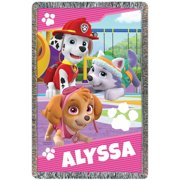Personalized PAW Patrol Pups at Play Throw