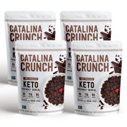 Catalina Crunch Dark Chocolate Keto Cereal (4-Pack) | Zero Sugar, Low Carb, High Protein, High Fiber, Gluten & Grain Free Cereal