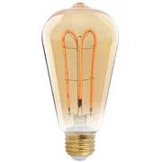 Great Value Vintage Light Bulb Amber Light E26 40W Equivalent ST19 4 Pack